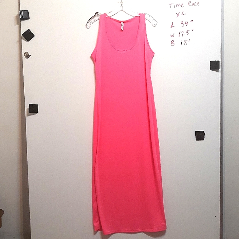 New Pink Womens Maxi Dress